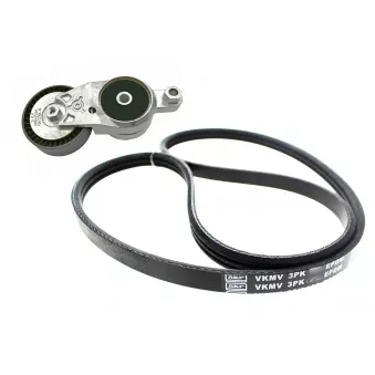 Jeu de courroies trapézoïdales à nervures SKF VKMA 61219