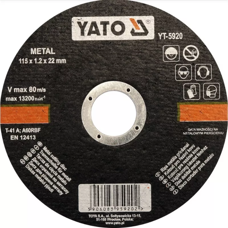 Disques à tronçonner YATO YT-5920