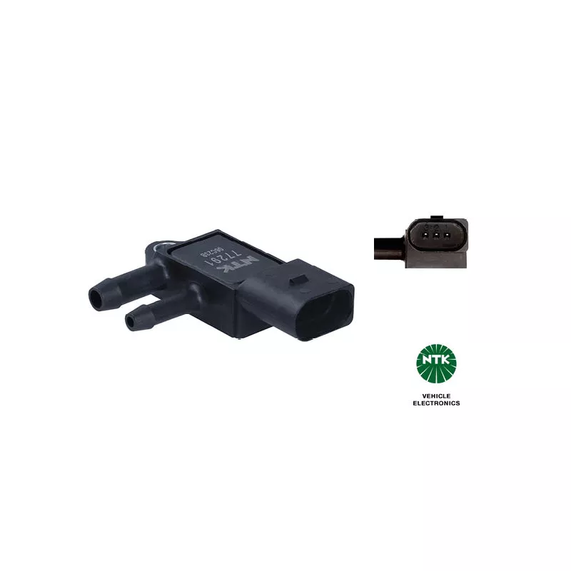 Capteur, pression des gaz échappement NTK 77291