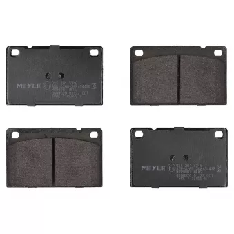Jeu de 4 plaquettes de frein avant MEYLE 025 201 5316