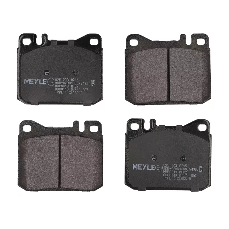 Jeu de 4 plaquettes de frein avant MEYLE 025 203 9215