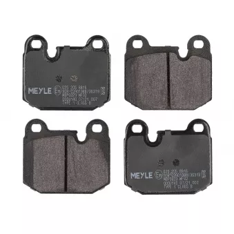 Jeu de 4 plaquettes de frein avant MEYLE 025 205 8816