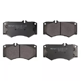 Jeu de 4 plaquettes de frein avant MEYLE 025 207 8418