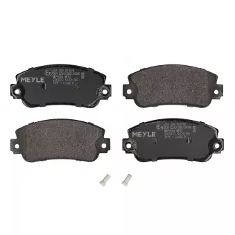 Jeu de 4 plaquettes de frein avant MEYLE 025 209 5018/W