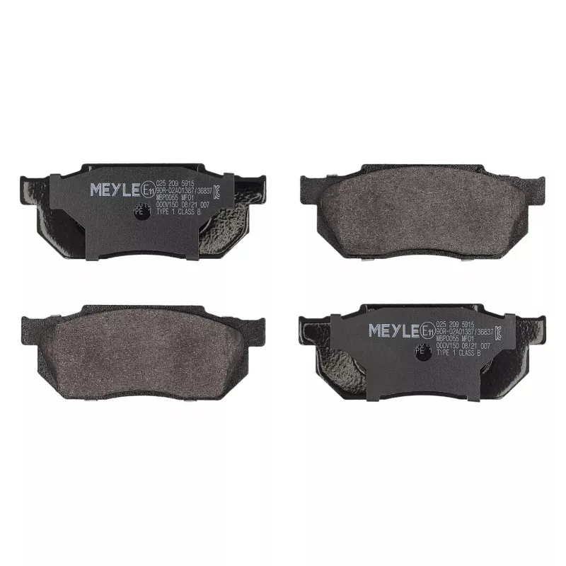 Jeu de 4 plaquettes de frein avant MEYLE 025 209 5915