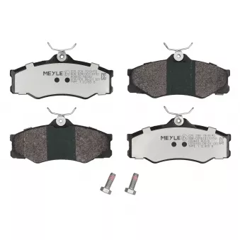 Jeu de 4 plaquettes de frein avant MEYLE 025 209 7919/PD