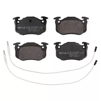 Jeu de 4 plaquettes de frein avant MEYLE 025 210 9615/W