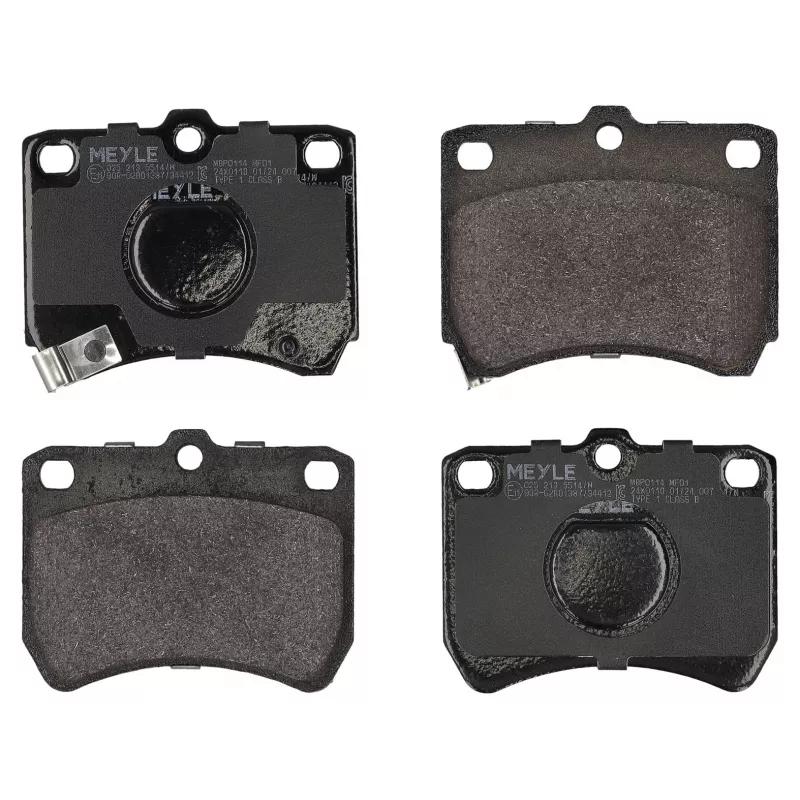Jeu de 4 plaquettes de frein avant MEYLE 025 213 5514/W