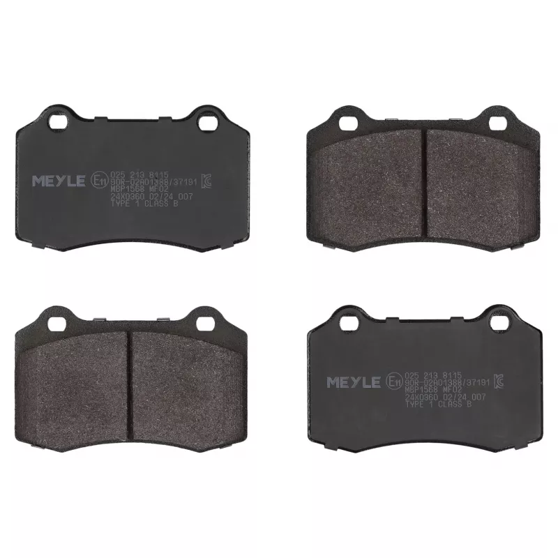 Jeu de 4 plaquettes de frein avant MEYLE 025 213 8115