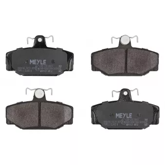 Jeu de 4 plaquettes de frein arrière MEYLE 025 213 8513