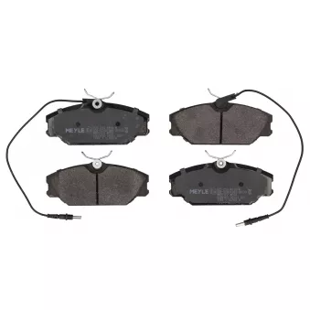 Jeu de 4 plaquettes de frein avant MEYLE 025 213 8818/W