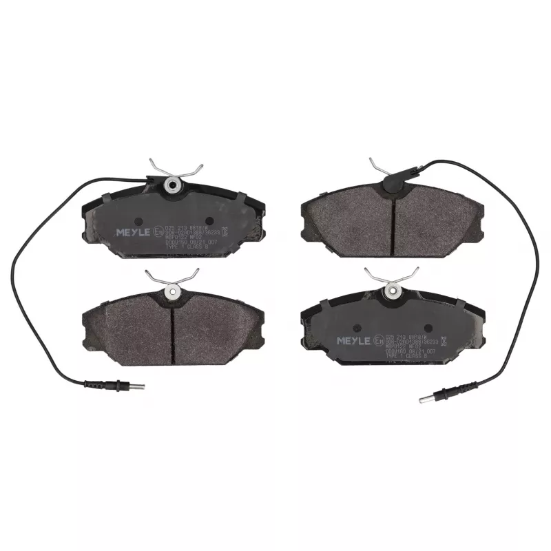 Jeu de 4 plaquettes de frein avant MEYLE 025 213 8818/W