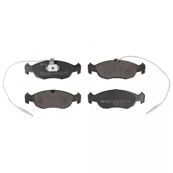 Jeu de 4 plaquettes de frein avant MEYLE 025 214 3017/W