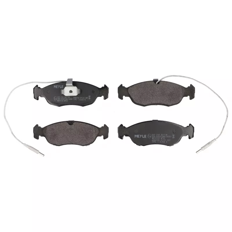 Jeu de 4 plaquettes de frein avant MEYLE 025 214 3017/W