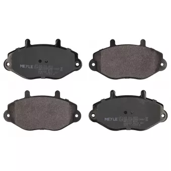 Jeu de 4 plaquettes de frein avant MEYLE 025 214 6918