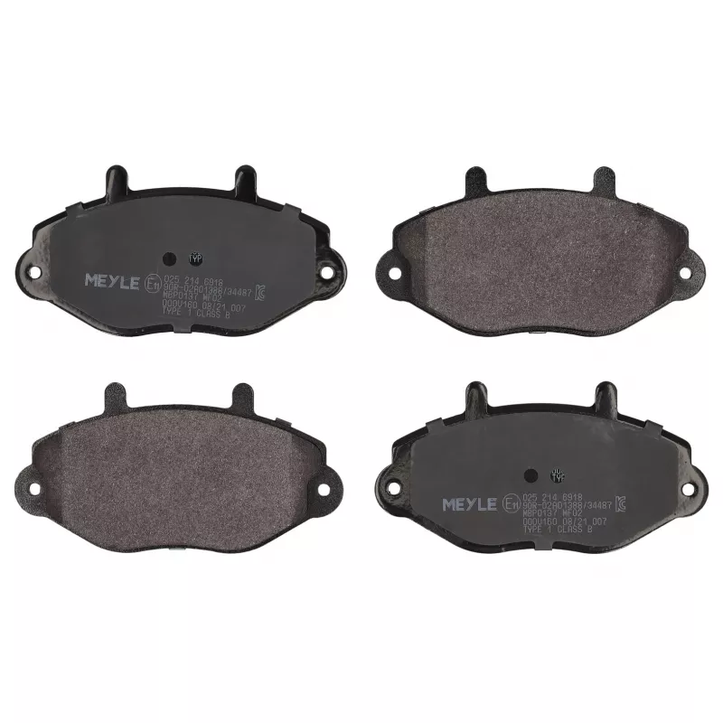 Jeu de 4 plaquettes de frein avant MEYLE 025 214 6918