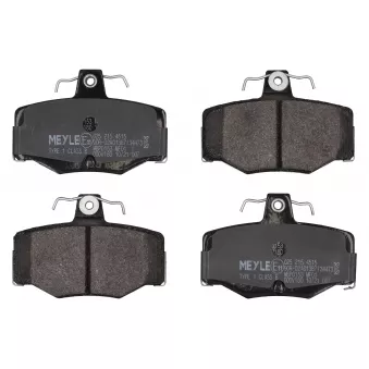 Jeu de 4 plaquettes de frein arrière MEYLE 025 215 4515