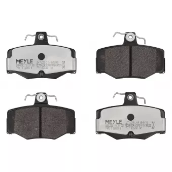 Jeu de 4 plaquettes de frein arrière MEYLE 025 215 4515/PD