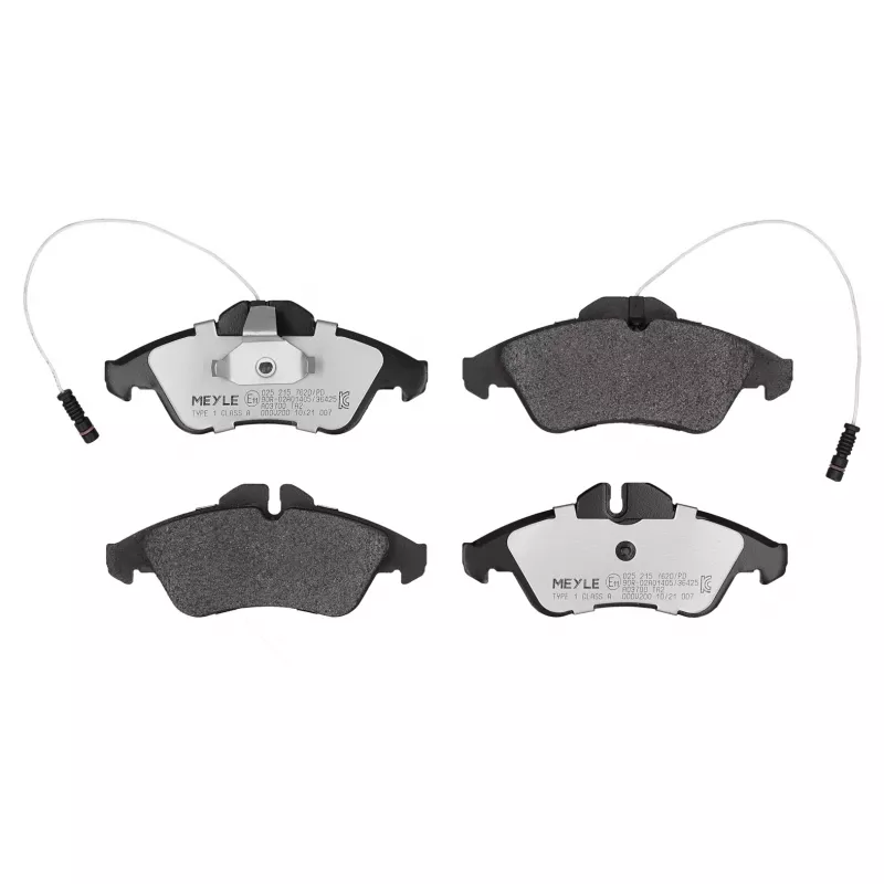 Jeu de 4 plaquettes de frein avant MEYLE 025 215 7620/PD