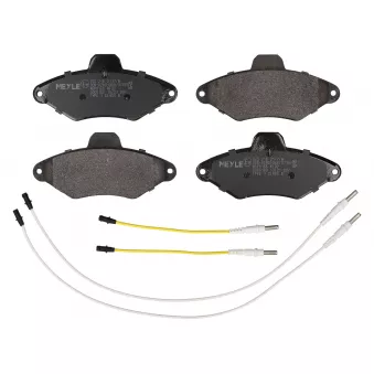 Jeu de 4 plaquettes de frein avant MEYLE 025 216 3117/W