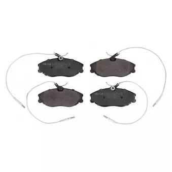 Jeu de 4 plaquettes de frein avant MEYLE 025 216 7419/W