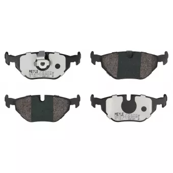 Jeu de 4 plaquettes de frein arrière MEYLE 025 216 9117/PD