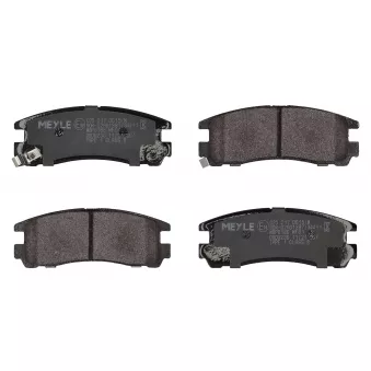Jeu de 4 plaquettes de frein arrière MEYLE 025 217 0615/W
