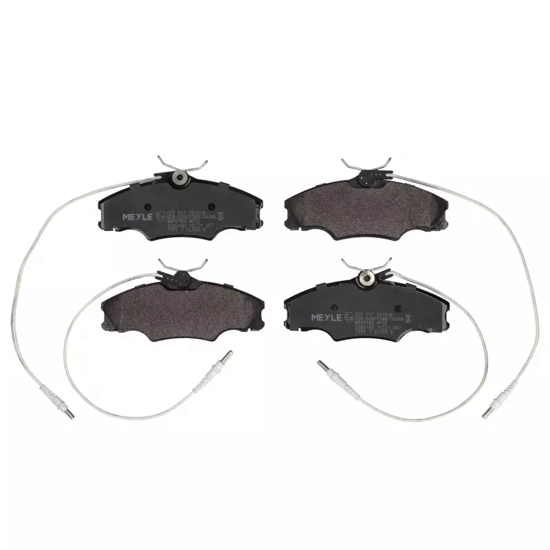 Jeu de 4 plaquettes de frein avant MEYLE 025 217 2419/W