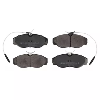 Jeu de 4 plaquettes de frein avant MEYLE 025 217 9719/W