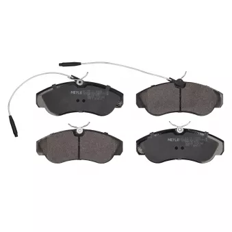 Jeu de 4 plaquettes de frein avant MEYLE 025 217 9919/W