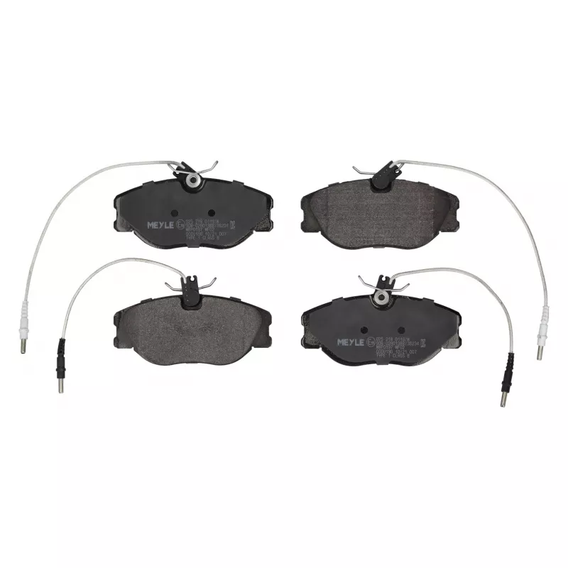 Jeu de 4 plaquettes de frein avant MEYLE 025 218 0119/W