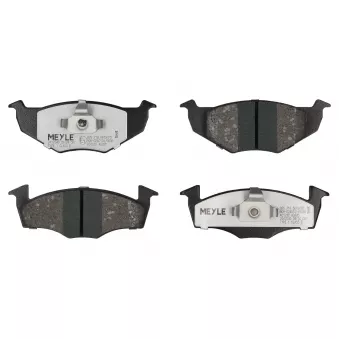 Jeu de 4 plaquettes de frein avant MEYLE 025 218 6619/PD