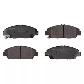 Jeu de 4 plaquettes de frein avant MEYLE 025 218 7918/W