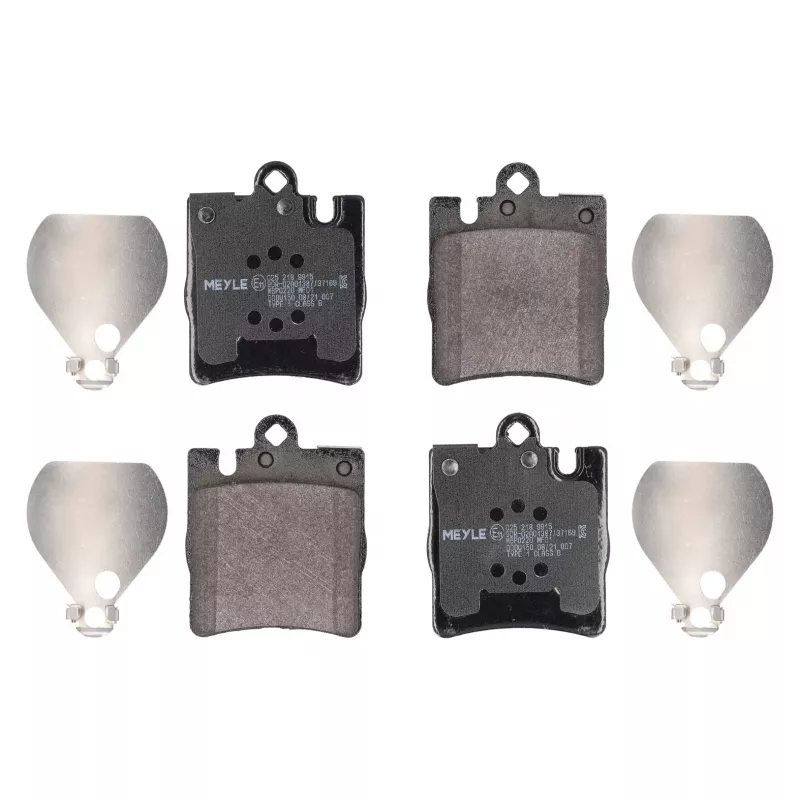 Jeu de 4 plaquettes de frein arrière MEYLE 025 218 9915