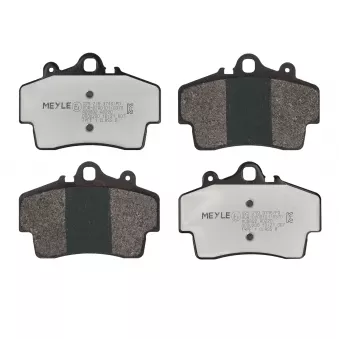 Jeu de 4 plaquettes de frein avant MEYLE 025 219 3716/PD