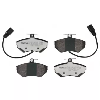 Jeu de 4 plaquettes de frein avant MEYLE 025 219 4519-1/PD