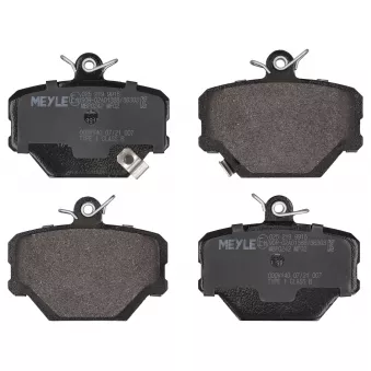Jeu de 4 plaquettes de frein avant MEYLE 025 219 9915