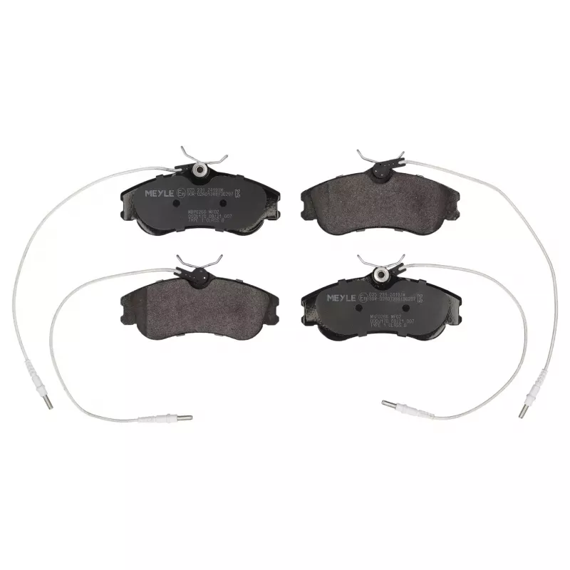 Jeu de 4 plaquettes de frein avant MEYLE 025 231 2419/W