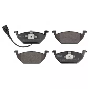 Jeu de 4 plaquettes de frein avant MEYLE 025 231 3119/W