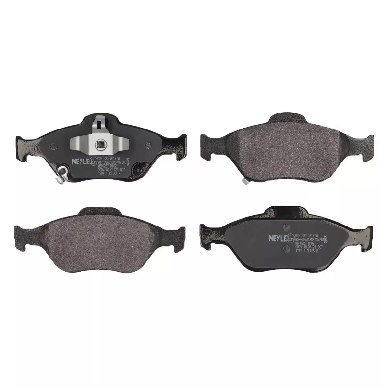Jeu de 4 plaquettes de frein avant MEYLE 025 232 0217/W