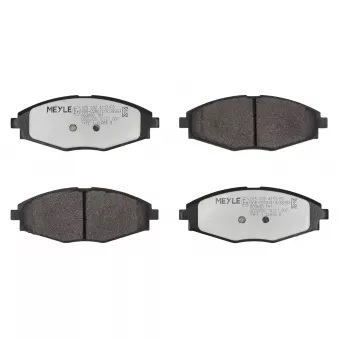 Jeu de 4 plaquettes de frein avant MEYLE 025 232 4117/PD