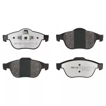 Jeu de 4 plaquettes de frein avant MEYLE 025 232 4518/PD