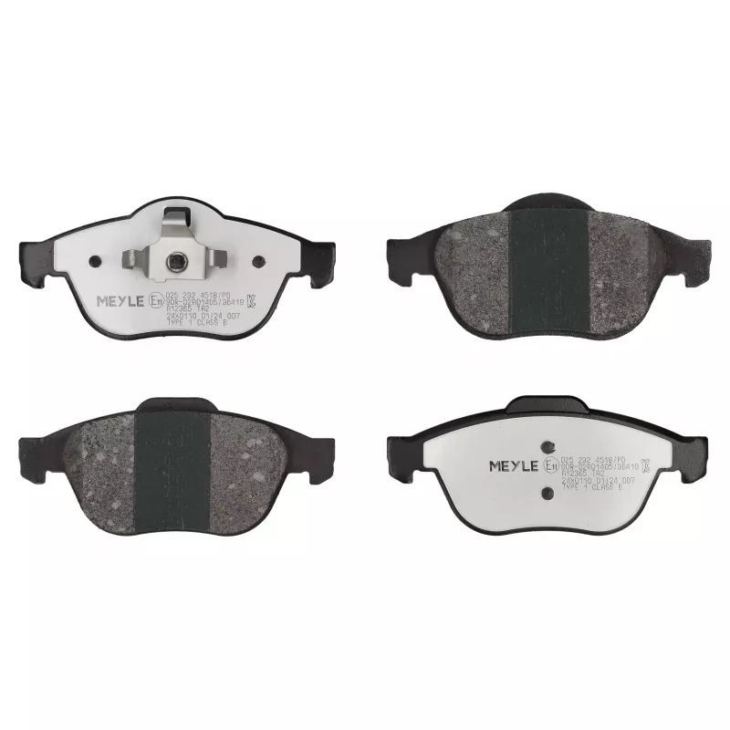 Jeu de 4 plaquettes de frein avant MEYLE 025 232 4518/PD