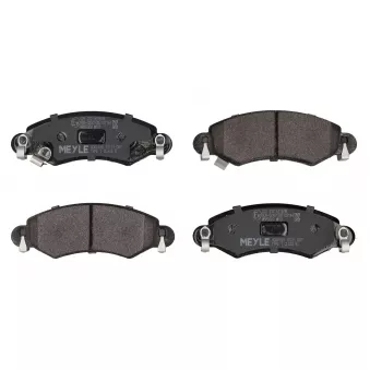 Jeu de 4 plaquettes de frein avant MEYLE 025 232 5316/W