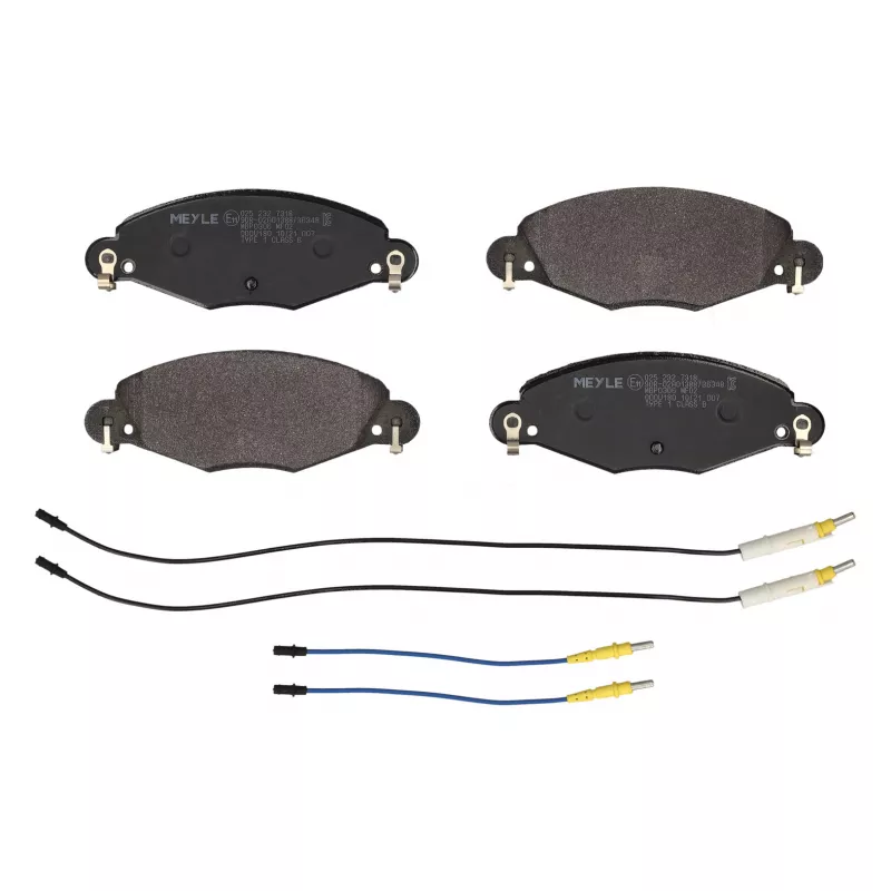 Jeu de 4 plaquettes de frein avant MEYLE 025 232 7318