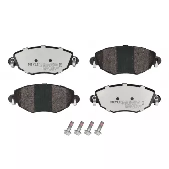 Jeu de 4 plaquettes de frein avant MEYLE 025 232 7918/PD