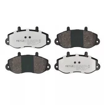 Jeu de 4 plaquettes de frein avant MEYLE 025 233 0218/PD