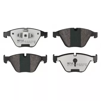 Jeu de 4 plaquettes de frein avant MEYLE 025 233 1320/PD