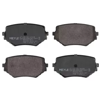 Jeu de 4 plaquettes de frein avant MEYLE 025 233 1414/W