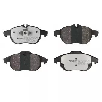 Jeu de 4 plaquettes de frein avant MEYLE 025 234 0220/PD